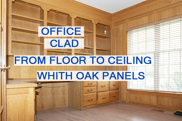 Castle Complements Painting Stain Wood Clad from Floor to Ceiling Oak Panels_IMGb_9317