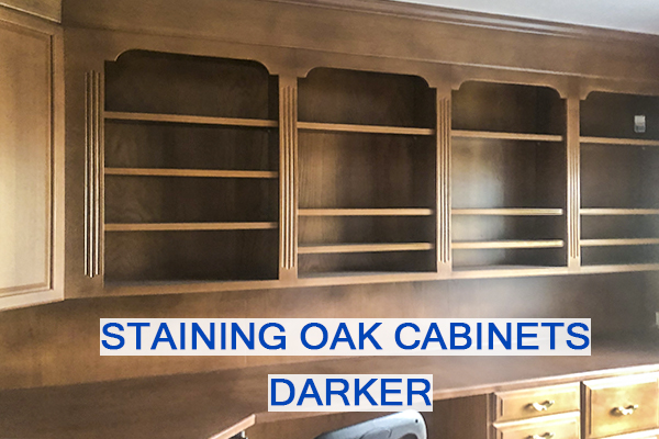 Castle Complements Painting Stain Wood Darker Oak Cabinets_IMGb_3254b