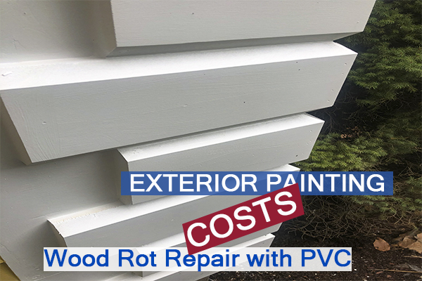 2808- Castle Complements Painting Exterior Painting Wood Rot Repair with PVC